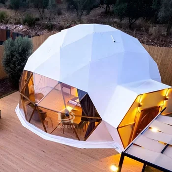 Waterproof PVC Geodesic Glamping Dome 1