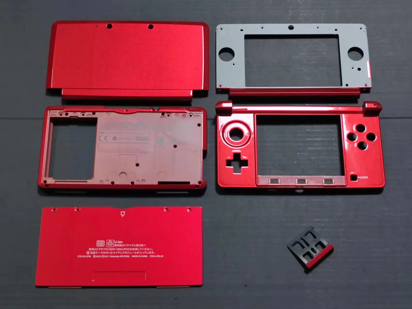 Tampa Média do Alojamento do Quadro Caixa do Case do Shell para o Console 3ds
