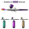 Airbrush Nails Kit Accessories Airbrush Spray Gun With Cups Airbrush Cleaning Kit Replacement For Nails Painting Cake Decorating 6