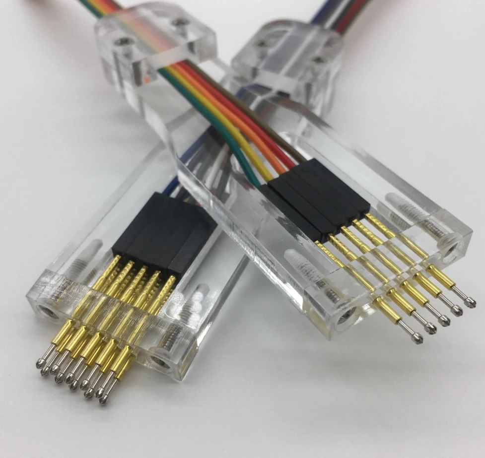 Handheld Burning Probe Test With Spring Needle Test Pcb Copy Download Flash Eeprom 2.54 mm 2.0 mm 1.27 mm 1pc