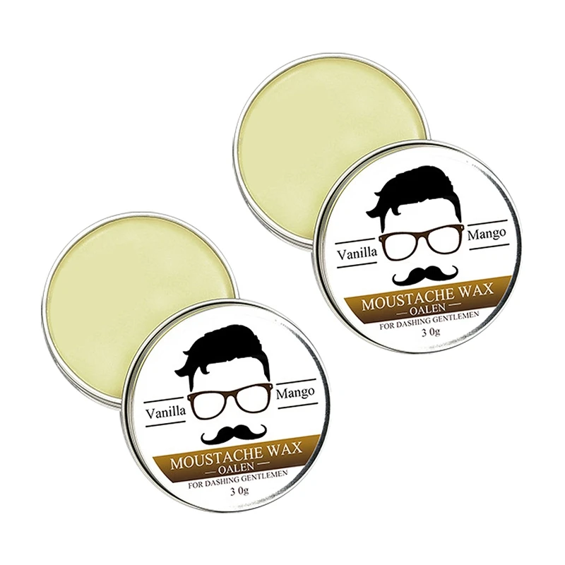 

2X Lanthome Male Beard Wax Attractive Mustache Moustache Nourishing Beard Care Improve Messy Sparseness Cream 30G