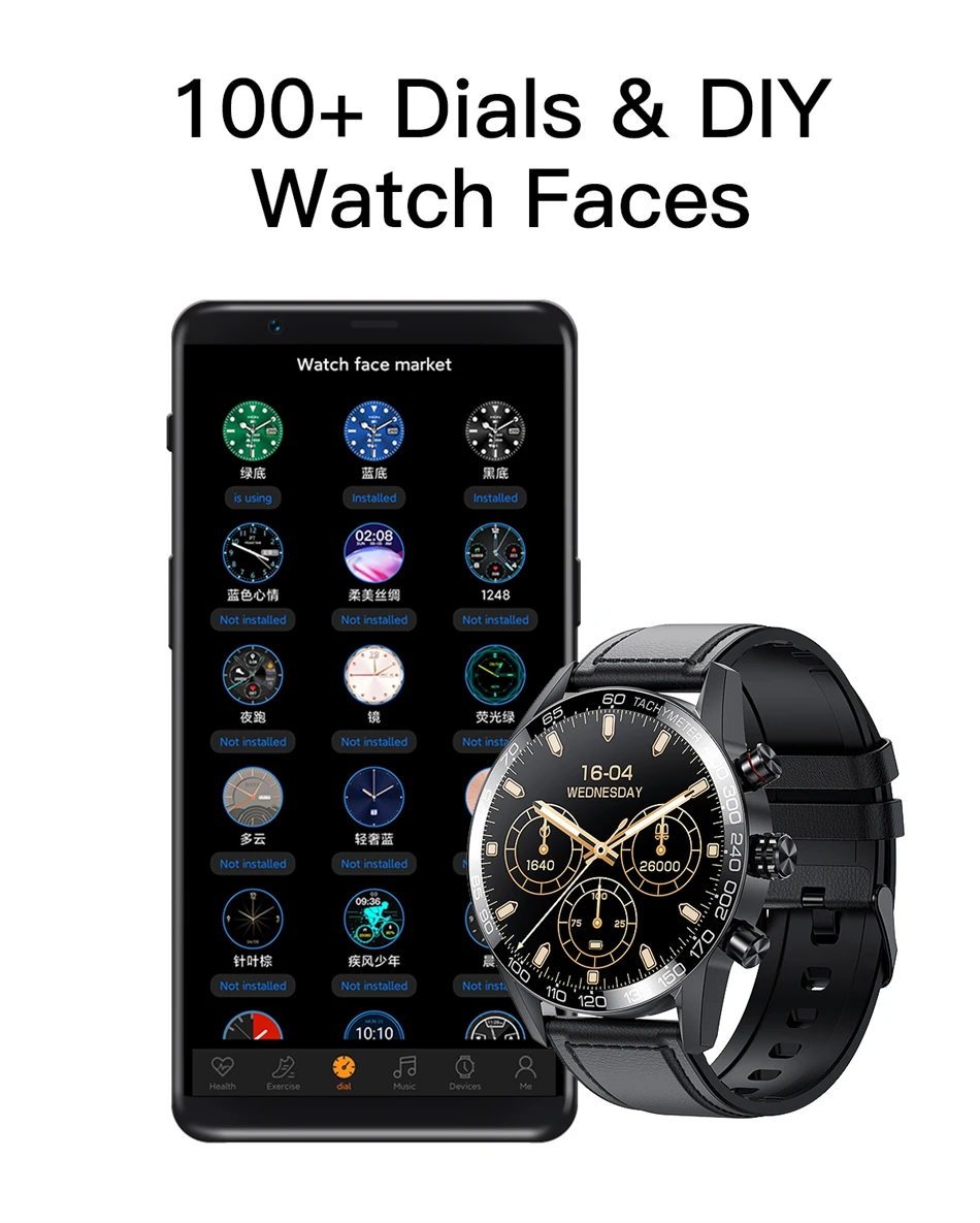 Lige 360 AMOLED HD Screen Watch For Men Smart Watch Bluetooth Calling Smartwatch 2023 Fashion Business Clock New Smartband Man