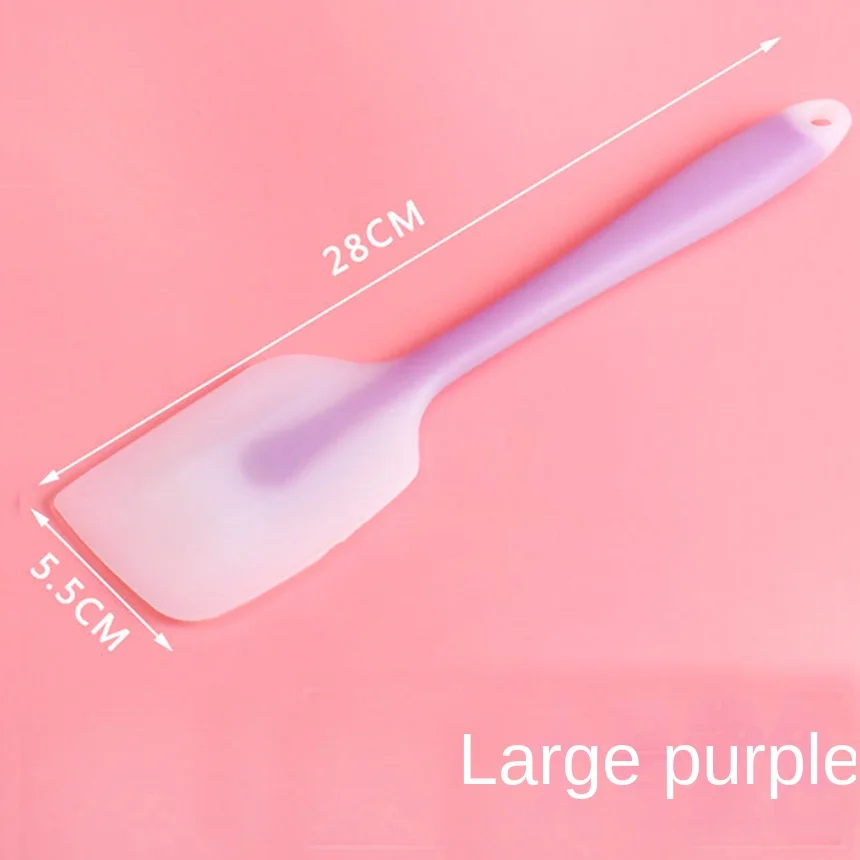 Kitchen Spatula Silicone Spatula Translucent Cake Spatula Cream Blender Knife High Temperature Resistant
