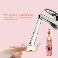 4 set Rechargeable Eyebrow Trimmer Razor 2 in 1 Hair Remover Facial Lipstick Pen Shaver For Women Epilator 4