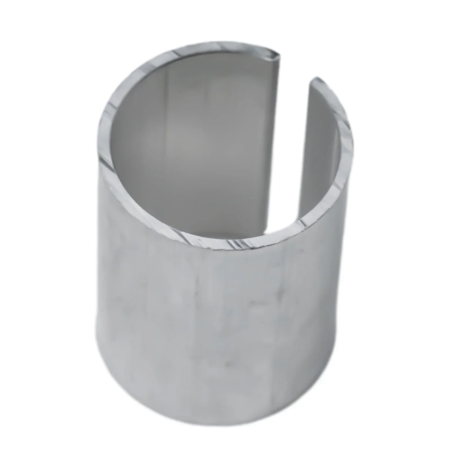 Enhanced Aluminum Steerer Stem Shim Adaptor - 1 1/8 to 1 (Silver Edition) - Premium Cycling Accessory