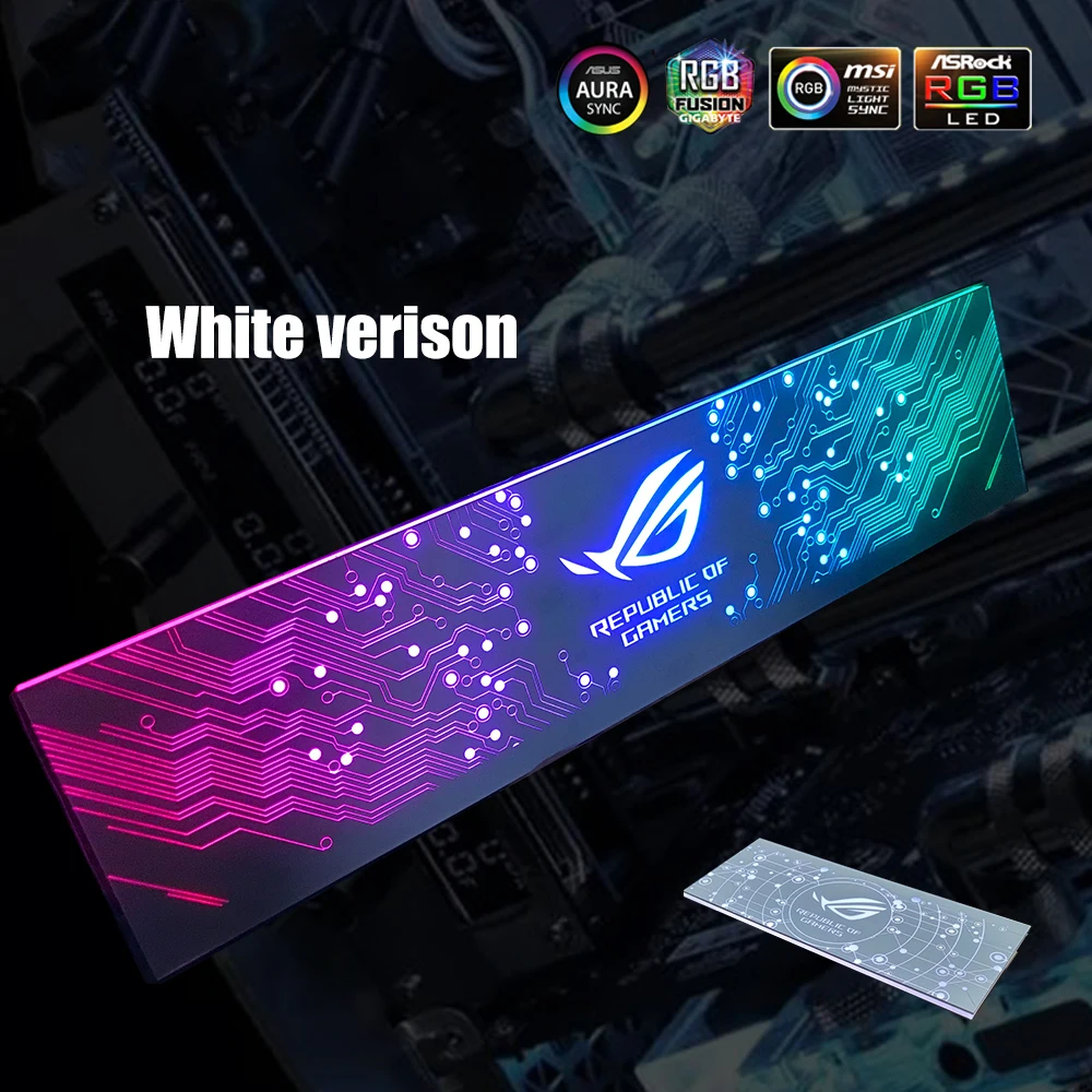 Painel de Iluminação para pc Colorido Rgb Aura Sync Resfriamento a Água com Placa Lateral Symphony Ventiladores e resfriadores - Imagem 3