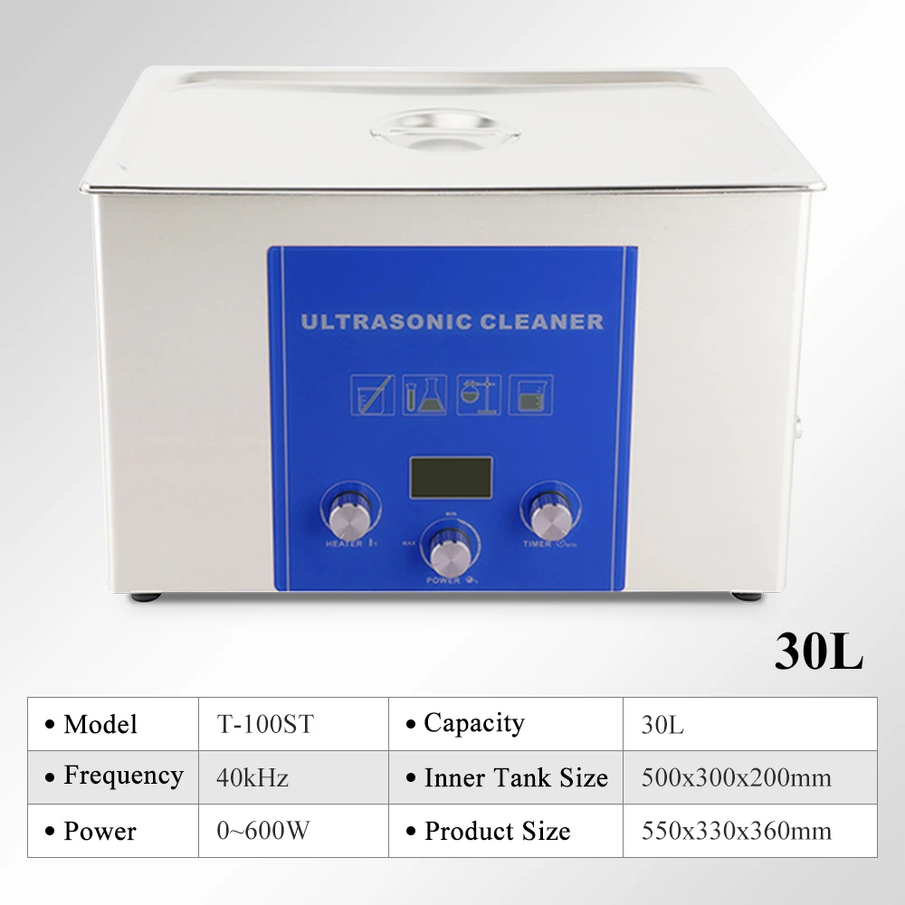 30л ультразвуковой очиститель промышленный 600 Вт аппаратная ...