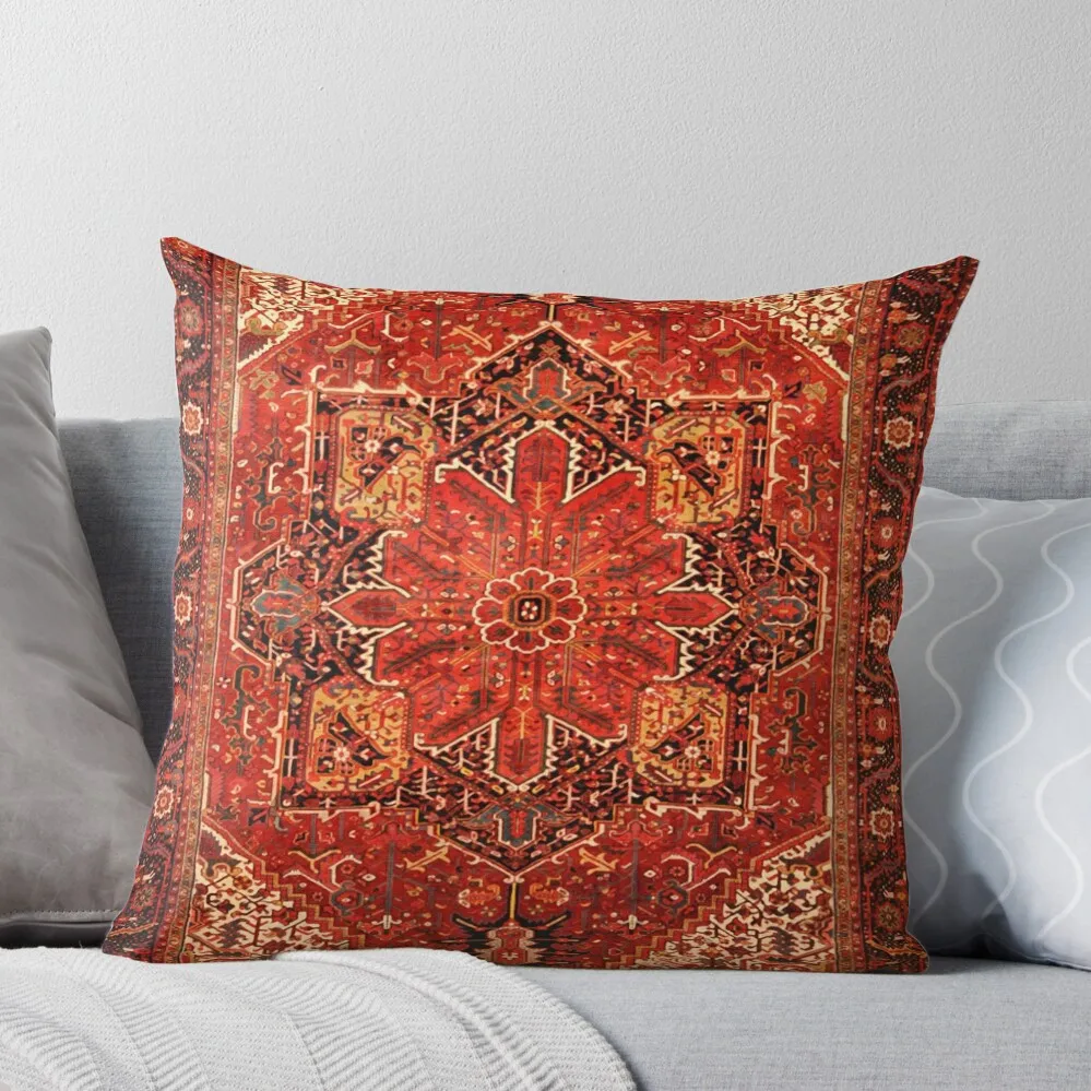

Antique Persian Rug Red Black Carpet Pattern Throw Pillow Sofa Cover pillowcases for sofa cushions Christmas Pillowcase