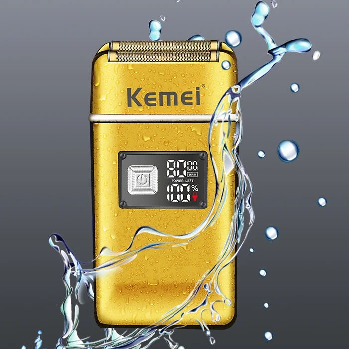 Waterproof Ipx6 Rechargeable Men Shaving Machine Kemei KM-TX8 Professional Electric Foil Shaver For Bald And Beard 6