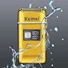 Waterproof Ipx6 Rechargeable Men Shaving Machine Kemei KM-TX8 Professional Electric Foil Shaver For Bald And Beard 6