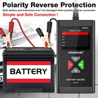 KINGBOLEN BM580 Car Battery Tester 6V 12V Automotive battery Tools Car Health Exam Reversible Access Clip Voltmeter PK BM550 - Image 4