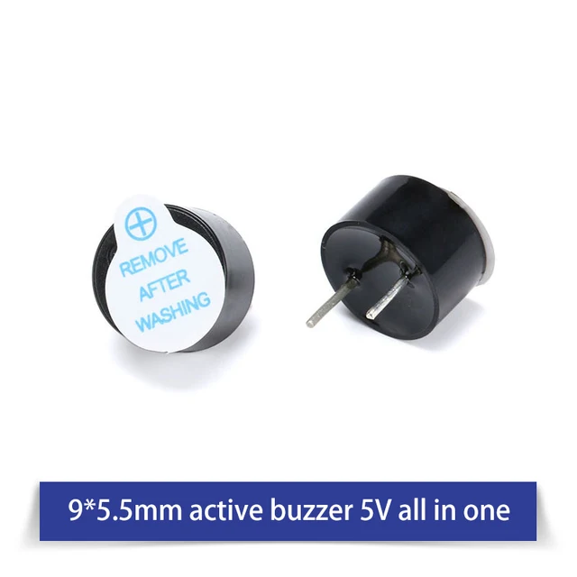 3V5V12V24V Active And Passive Buzzer Alarm Electromagnetic universal Sounder Speaker Anti-theft Device 9x5.5mm 5v 10pcs