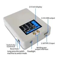 CNC True Colour Screen Portable Spot Welder 2.0 Inch HD Professional LED Lighting 18650 Lithium Battery DIY Complete Kit 2