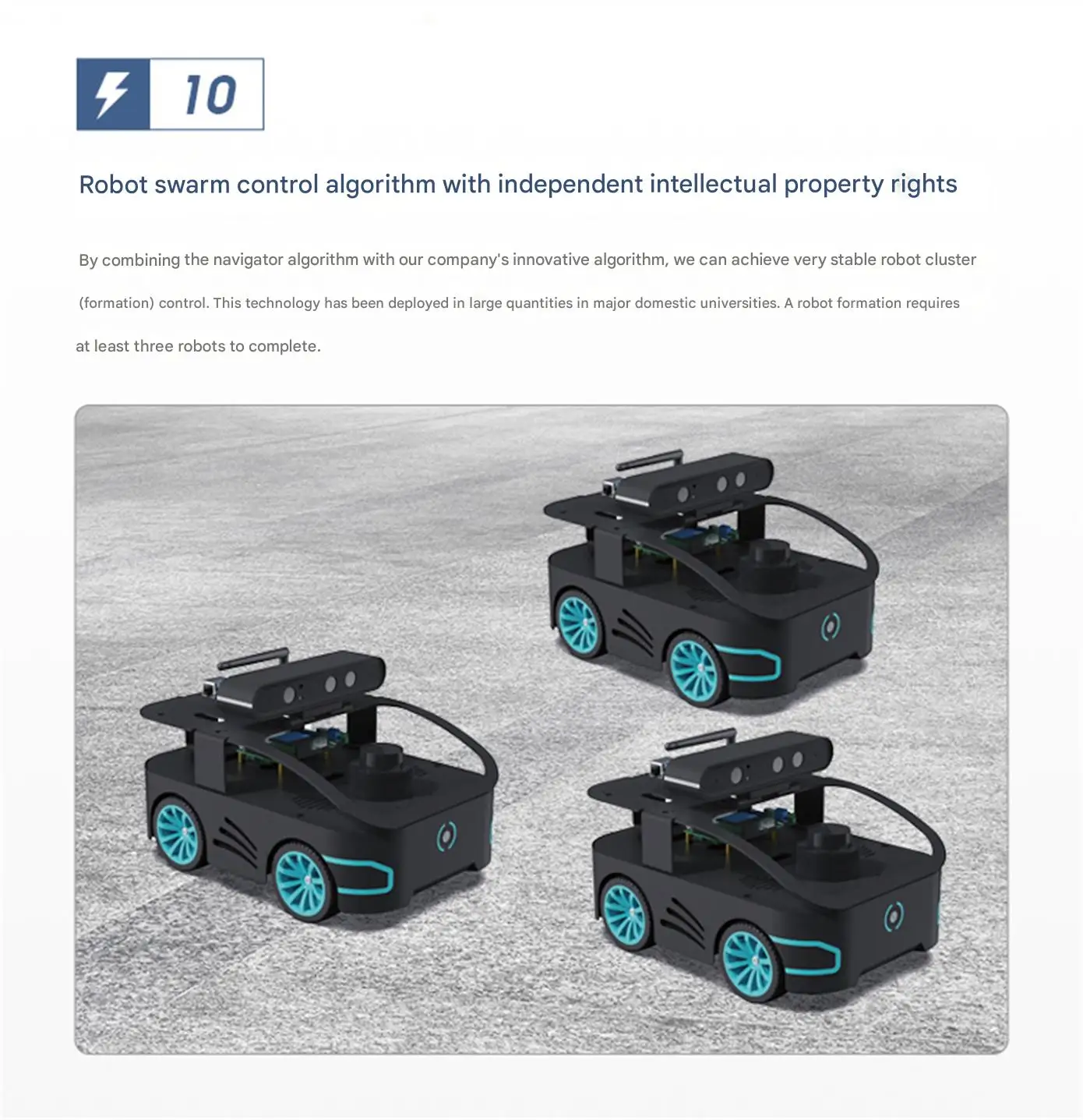 WHEELTEC V550 ROS2 educational robot, it comes with an artistic industrial desig