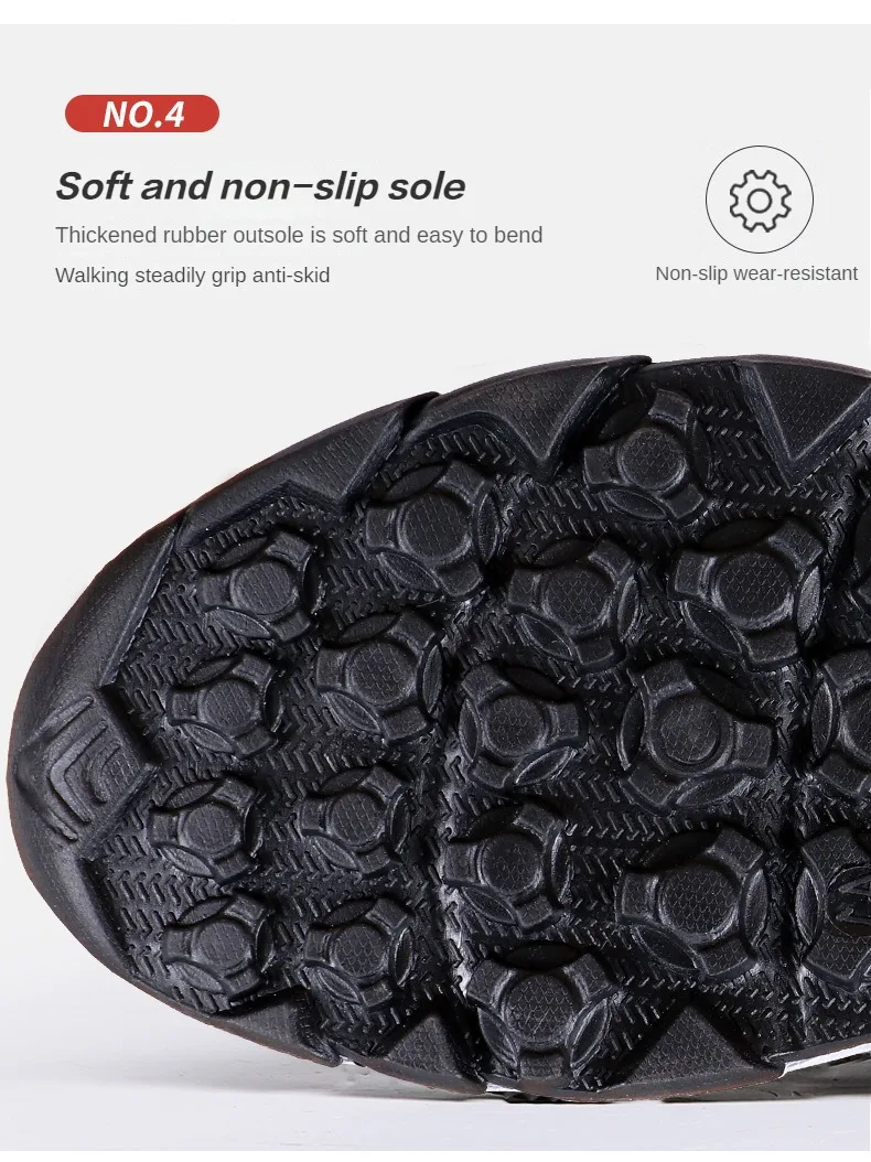 Winter New Waterproof and Snow Proof Men's Snow Boots Old Beijing Cotton Shoes Plush and Thickened Warm Cotton Shoes39-44