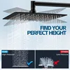 Shower Head,10 Inch Rain Shower Head with Handheld Spray Combo,3 Handheld Water Spray with 60 Inch Long Shower Hose (Sliver) 2