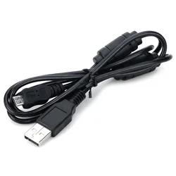 Enhanced USB 2.0 Type A to Micro 5Pin Cable with Anti - Interference Magnetic Ring - 1m (Black)