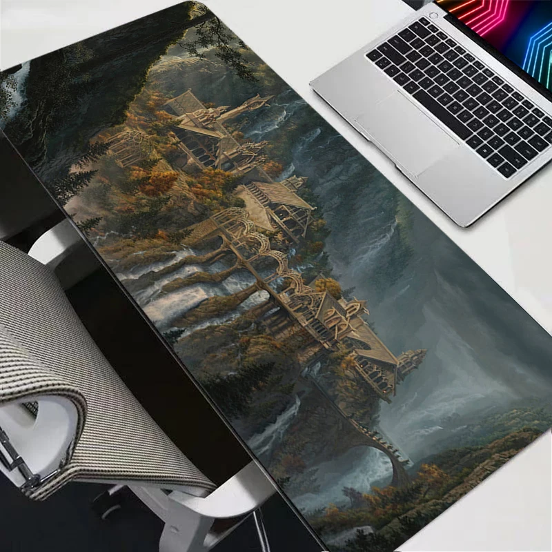 Mouse Pad Gaming L-Lords of the R-ringEs Pc Accessories Laptop Computer Speed Mini Pc Gamer Keyboard Desk Mat Big Mousepad Gift 3