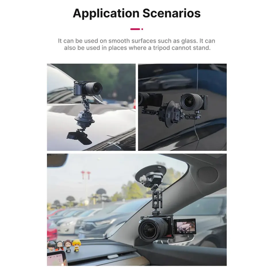 Falcam F22 Action Camera sistema di sgancio rapido piastra testa a sfera K serie Base per GoPro 11 10 9 8 7 6 5 4 3 OSMO Action 2 3  44