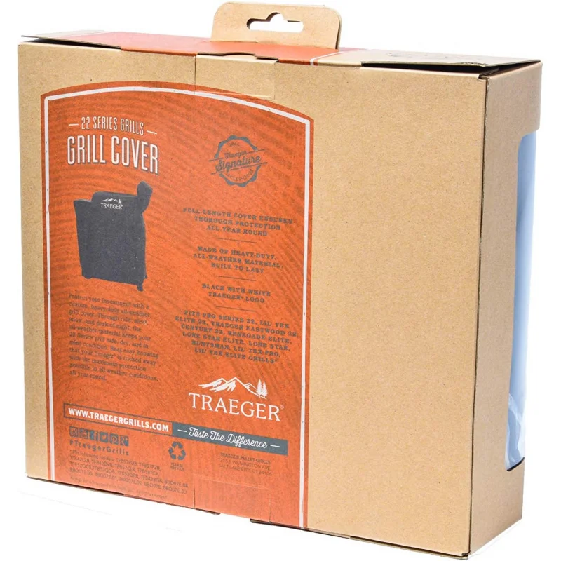 Traeger Grills BAC503 Full-Length Grill Cover Grill Accessory-Pro 575/ Pro 22, Black