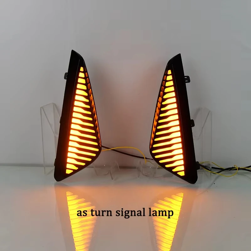 Luci Diurne LED 12V per Auto Nissan Sentra Sylphy 2023 con Indicatori di Direzione Gialli e Luci di Marcia Blu Notturne - Image 5