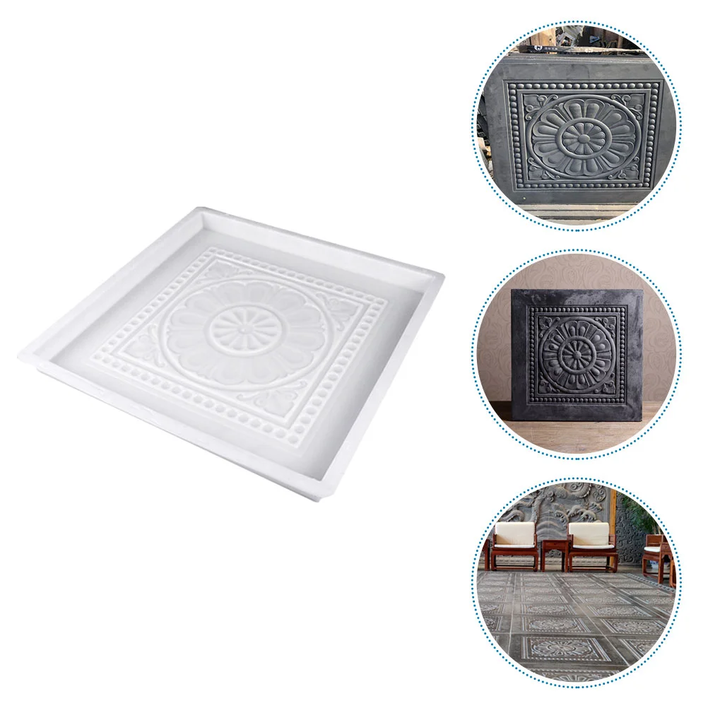 

Plastic Pavement Mold Reusable Path Maker Mold Practical Concrete Cement Mold