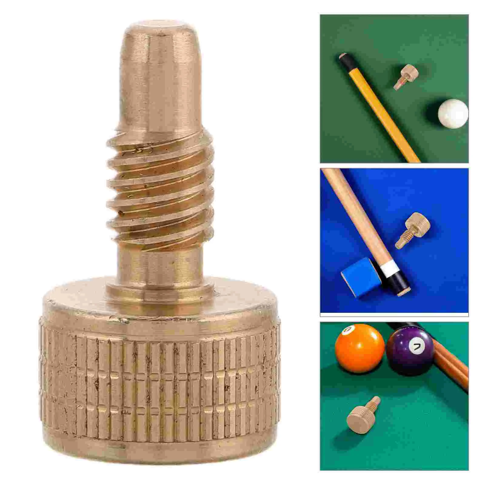 Pool Cue Weights Billiard Stick Accessories Replacement Tips Screw On Brass End Plugs Snooker Balls Entertainment Cues