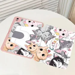 Adorable Cat Family Rotating Smart Cover - iPad pro 10.5 (PD6321)