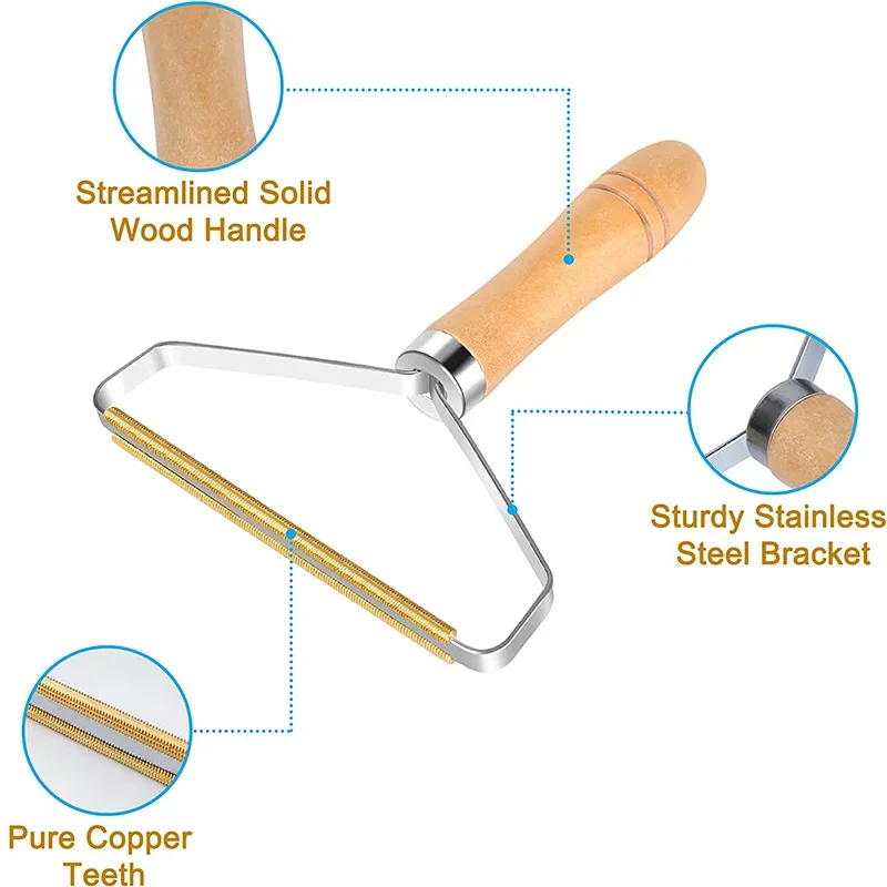 Portable Lint Remover Pet Hair Remover Removal Scraper Cleaning Tool Brush Carpet Wool Coat Clothes Lint Pellet Manual Shaver