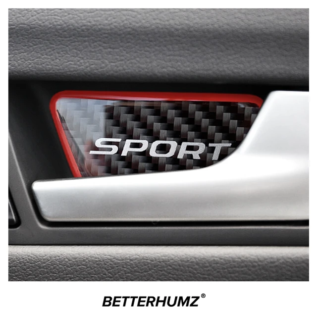 Carbon Faser Für Audi A4 S4 A5 S5 Q5 SQ5 Auto Innner Schüssel Abdeckung  Trim Aufkleber Interior Styling Innen Tür griff Schüssel Zubehör -  AliExpress