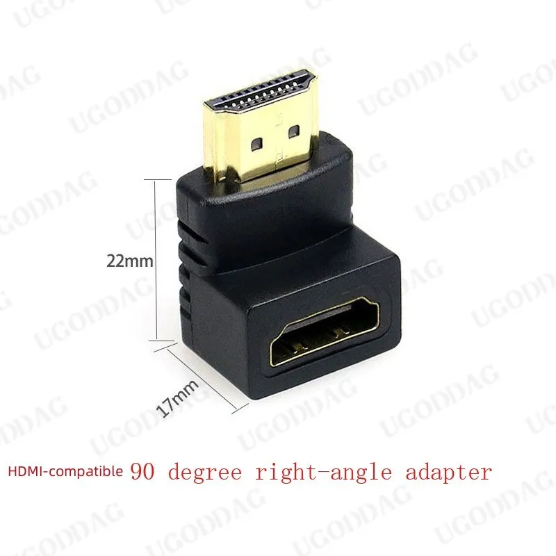 HDMI Adapter Cable HDTV Adapter Cable HDMI Adapter USB Adapter Cable HDMI-compatible 90 Degree right-angle Adapter HDMI-compatible 270 Degree Male to Female HD Elbow Connector