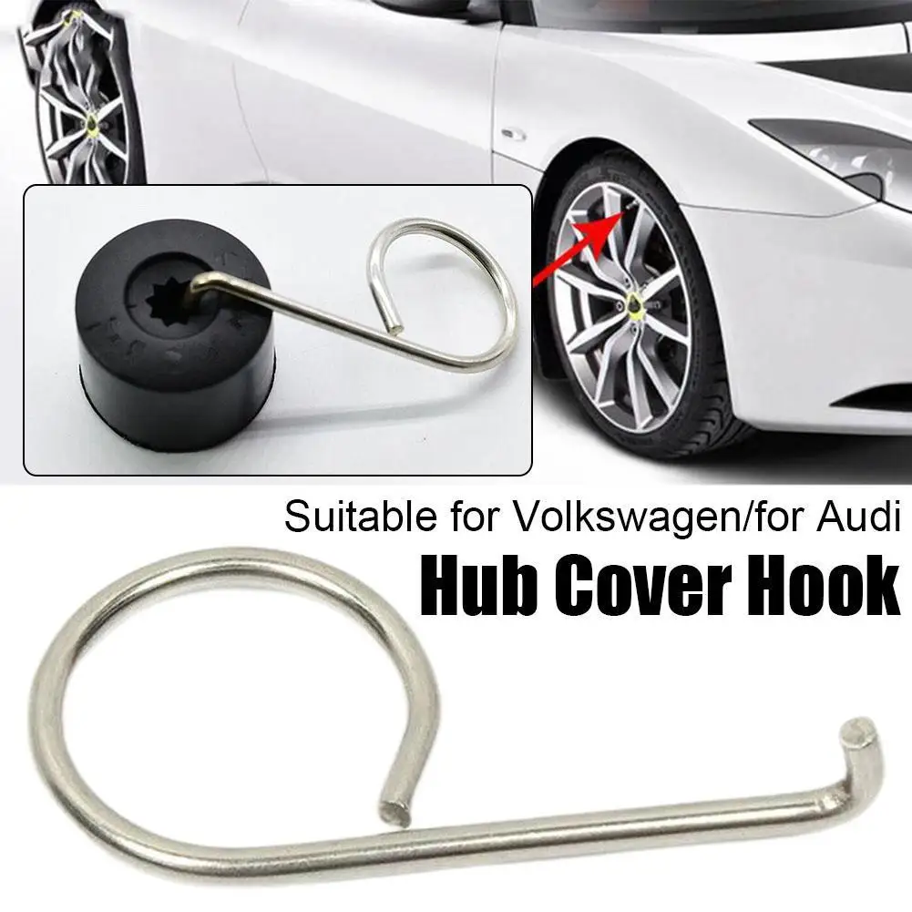 Hub Cover Pull Hook Wheel Screw Caps Hub Cover Pull-off Hook Fits Removing Wheel Nut Cap Tool Automotive Accessories hub cover pull hook