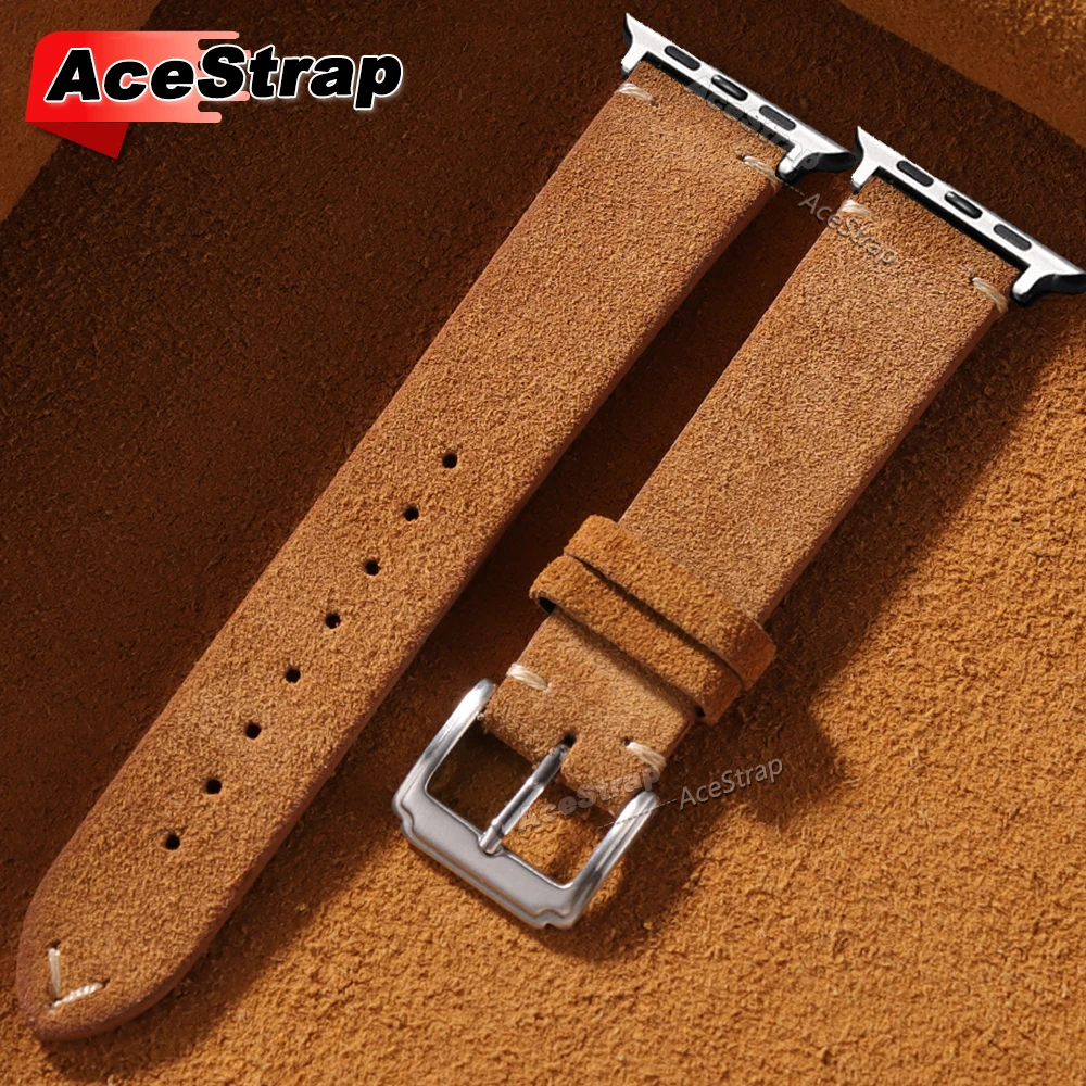 רצועת שעון רך חדשה מחומר סוודה עבור שעון אפל 46mm 42mm Ultra2 3 49mm צמיד עבור Iwatch Series 11 10 9 8 7 SE 40mm 41mm 44mm 45mm