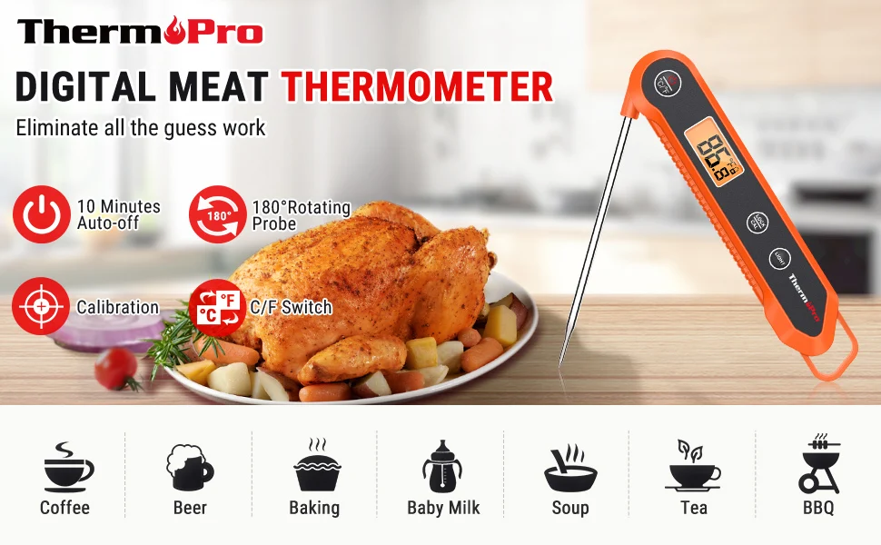 ThermoPro TP03H Digital Instant Read Meat Thermometer