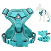 Reflective Pet Dog Harness and Leash Set for Small Medium Dogs mascotas Accessories Yorkies Puppy Cat Vest Harnesses arnes perro