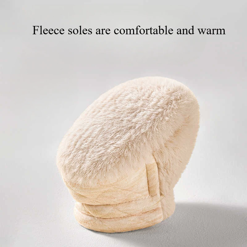 Warm Infant Toddler Crib Soft Comfortable Infant Girls Boys Anti-Slip Socks Slipper Newborn First Walkers Shoes for 0-1 Year Old 4
