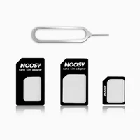 20 Sets Micro Nano SIM Card Adapter Connector Kit For iPhone 6 7 Plus 5S Huawei P8 Lite P9 Xiaomi Note 4 Pro 3S Mi5 Sims Holder 3