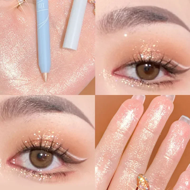 Starry Sky Pearlescent Eyeshadow Pen Shimmer Soft Touch Matte Lying Silkworm Eye Liner Long Lasting Glitter Eye Shadow Cosmetics