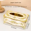 European-style tissue box_creative acrylic retro living room kitchen drawer box_hotel KTV bathroom bar storage box 5