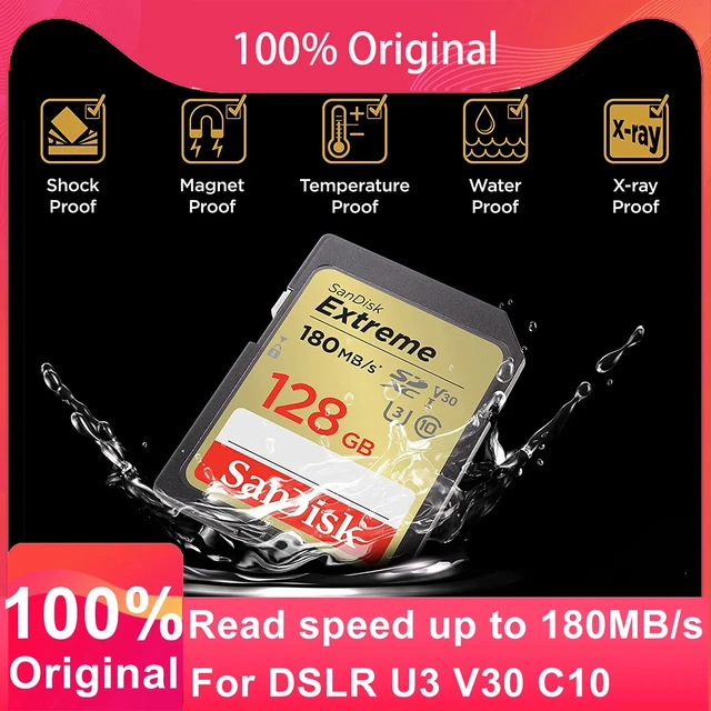 Carte mémoire flash SanDisk Extreme - 1 To - Class10 - V30 - UHS-I
