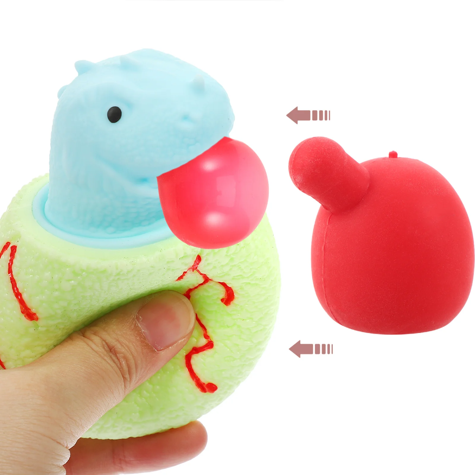 10Pcs DIY 버블 인서트 코어 실리콘 볼 (스퀴즈 버블 키트 리필용) 창의적인 공예 부품 버블 리필 스퀴즈 버블