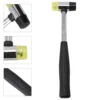 25mm Rubber Hammer Multifunctional Hand Tool with Wood Ring Mandrel Sizer Sizing Adjuster Jewelry Making Tool