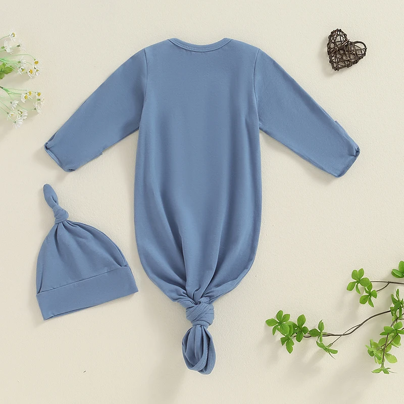 Description Picture 3 of itemNewborn Sleeper Gown Baby Boy Girl Coming Home Outfit Infant Nightgown Sleepwear Pajamas