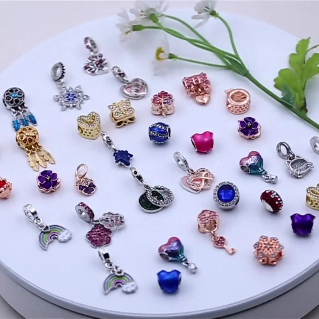 Подвески ZMFINES серебристого цвета 2 шт.