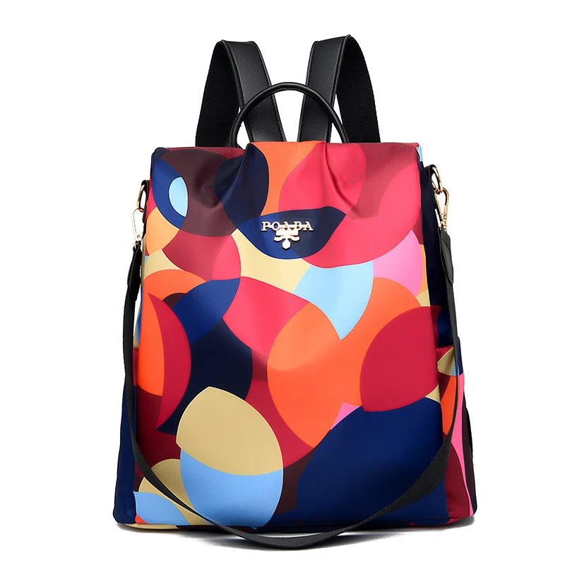 thumbnail image 1 of Mochila antirrobo de estilo moderno para mujer, mochilas de tela Oxford para la escuela, mochilas de viaje de alta calidad de diseñador para adolescentes y niñas, 1 of 5