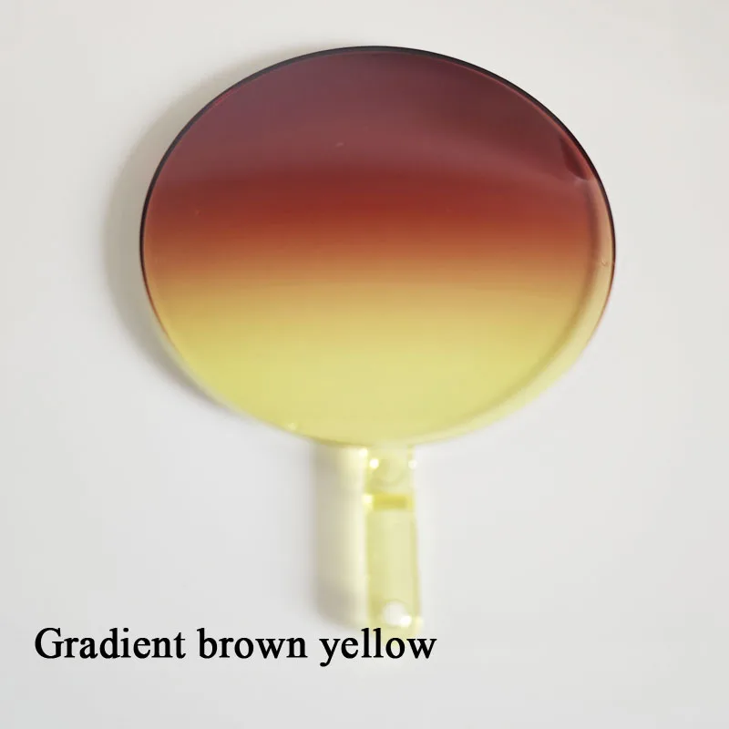 Gradient Sunglasses Lenses Tinted Dyeing Series HD UV400 Resin Blue Brown Grey Pink polarized replacement lenses