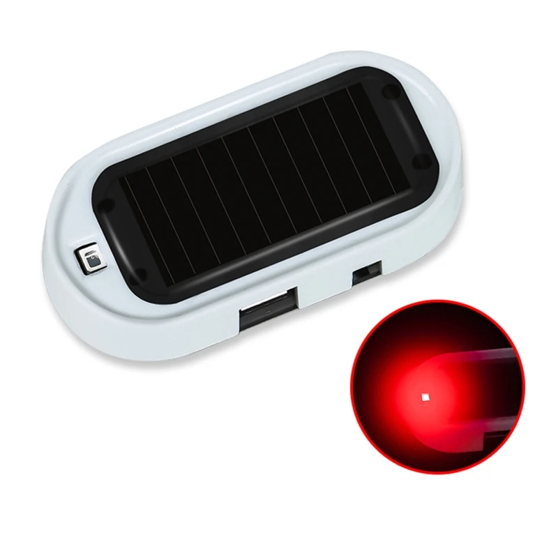 Décoration de voiture lumière LED voiture simulation solaire avertissement  de simulation de lumière clignotante alarme anti-vol lumi - Cdiscount Auto