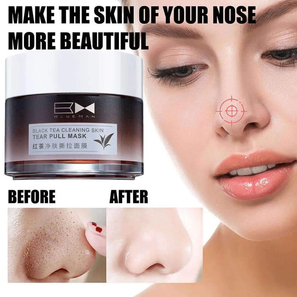 

Black Tea Tear-off Mask Cleans Pores And Removes Blackheads Cleans And In Skin Mask Reduces Cleansing Excess Oil Pores Oil I0L8
