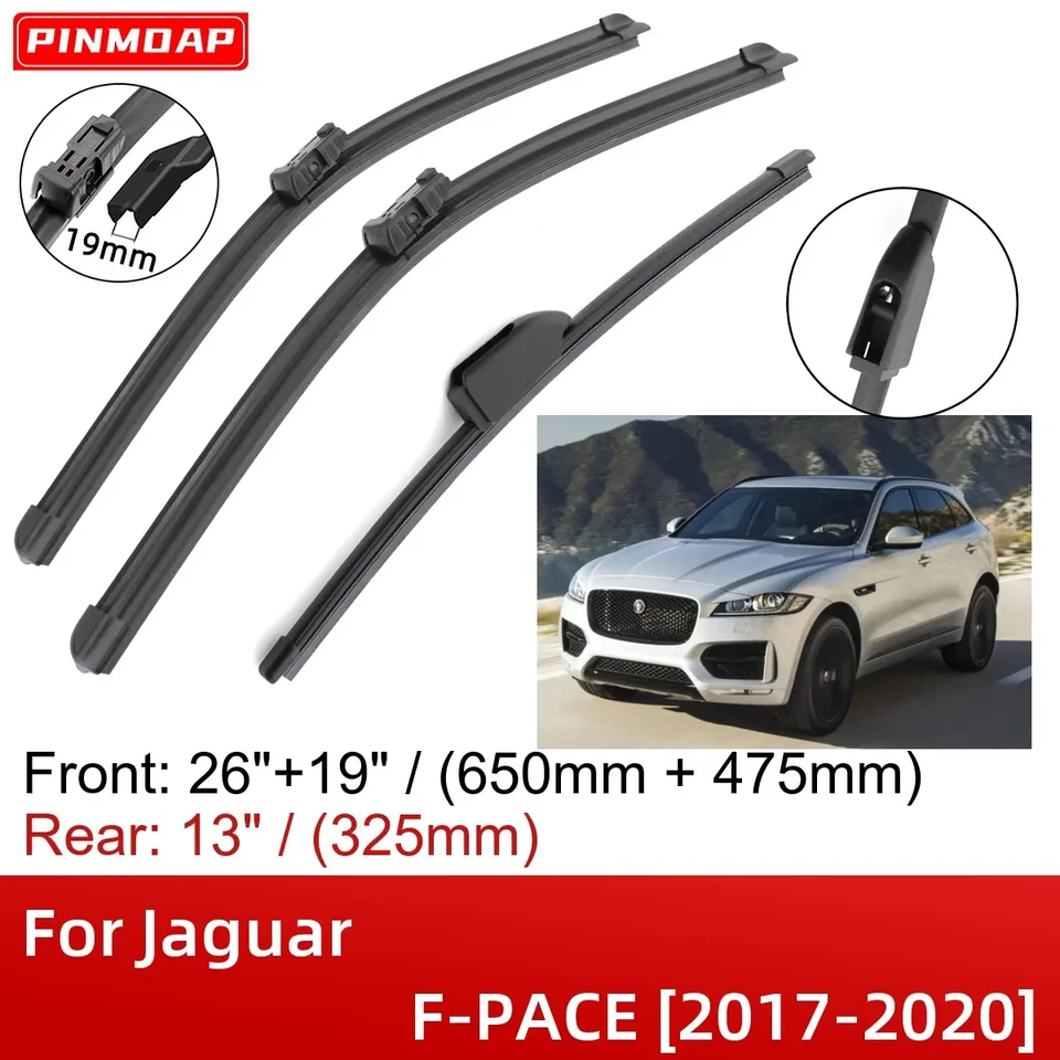 JAGUAR F-Pace  純正ワイパー　セット（フロント、リア） ジャガー F-PACE 2017-2020 26 