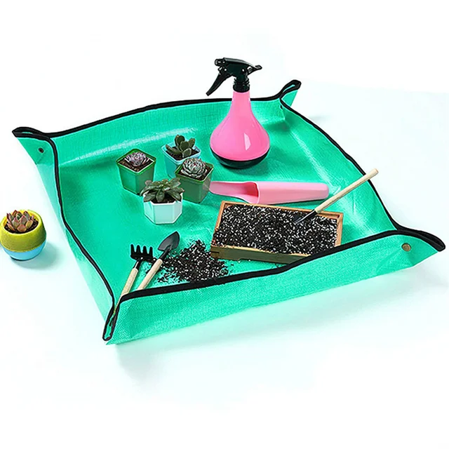 Nagy Növényi Újratárgyaló Párna Vízálló Virágátültető Edénypetét Összecsukható Kert Munka Szőnyeg Erkély Pozsgás Növények Ültetési - Image 3